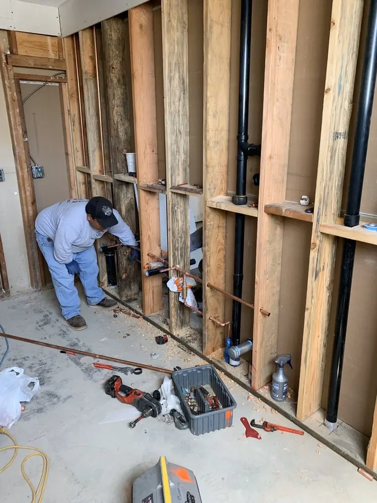 Commercial rough-in plumbing for Water Heater Replacement in Lynchburg, Moore County